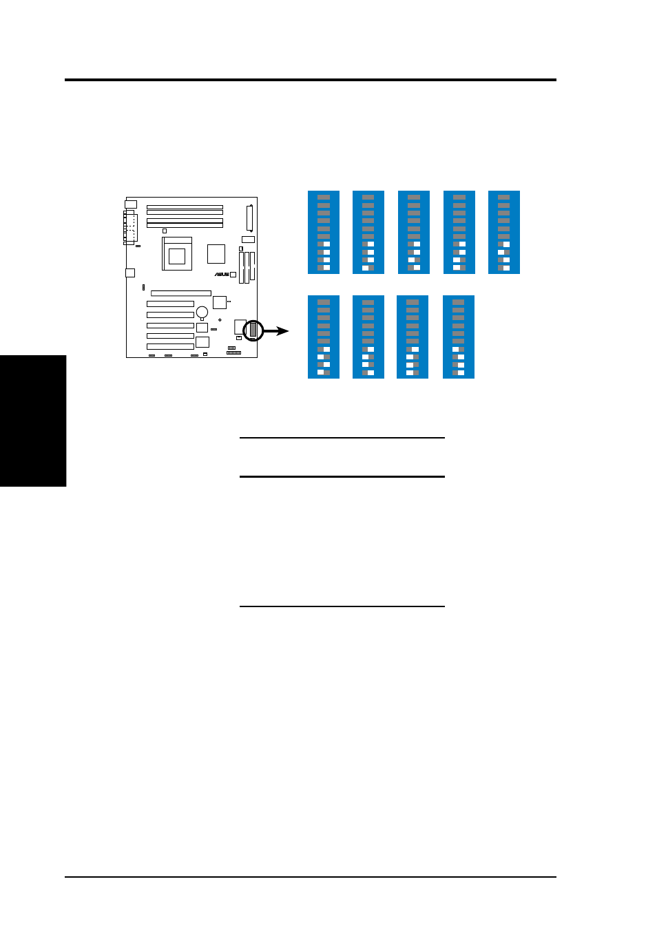 Hardware setup, 22 asus p4t user’s manual, Motherboard settings 3. h/w setup | P4t cpu external clock (bus) frequency selection | Asus 850 ATX P4T User Manual | Page 22 / 120