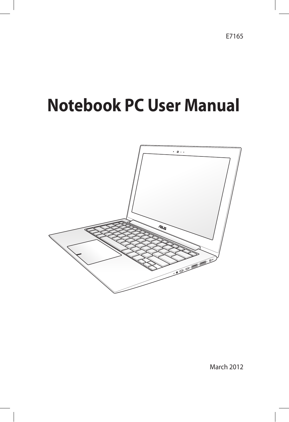 Asus E7165 User Manual | 98 pages