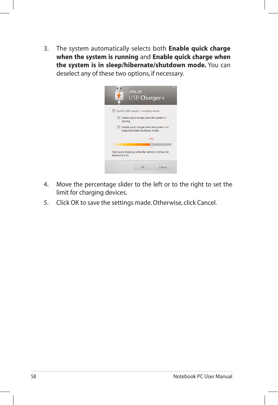 Asus E7165 User Manual | Page 58 / 98