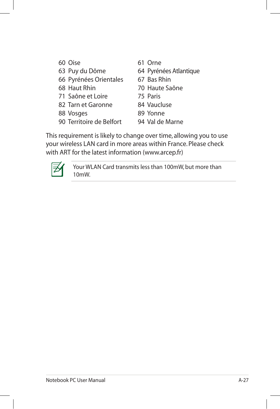 Asus E7165 User Manual | Page 85 / 98