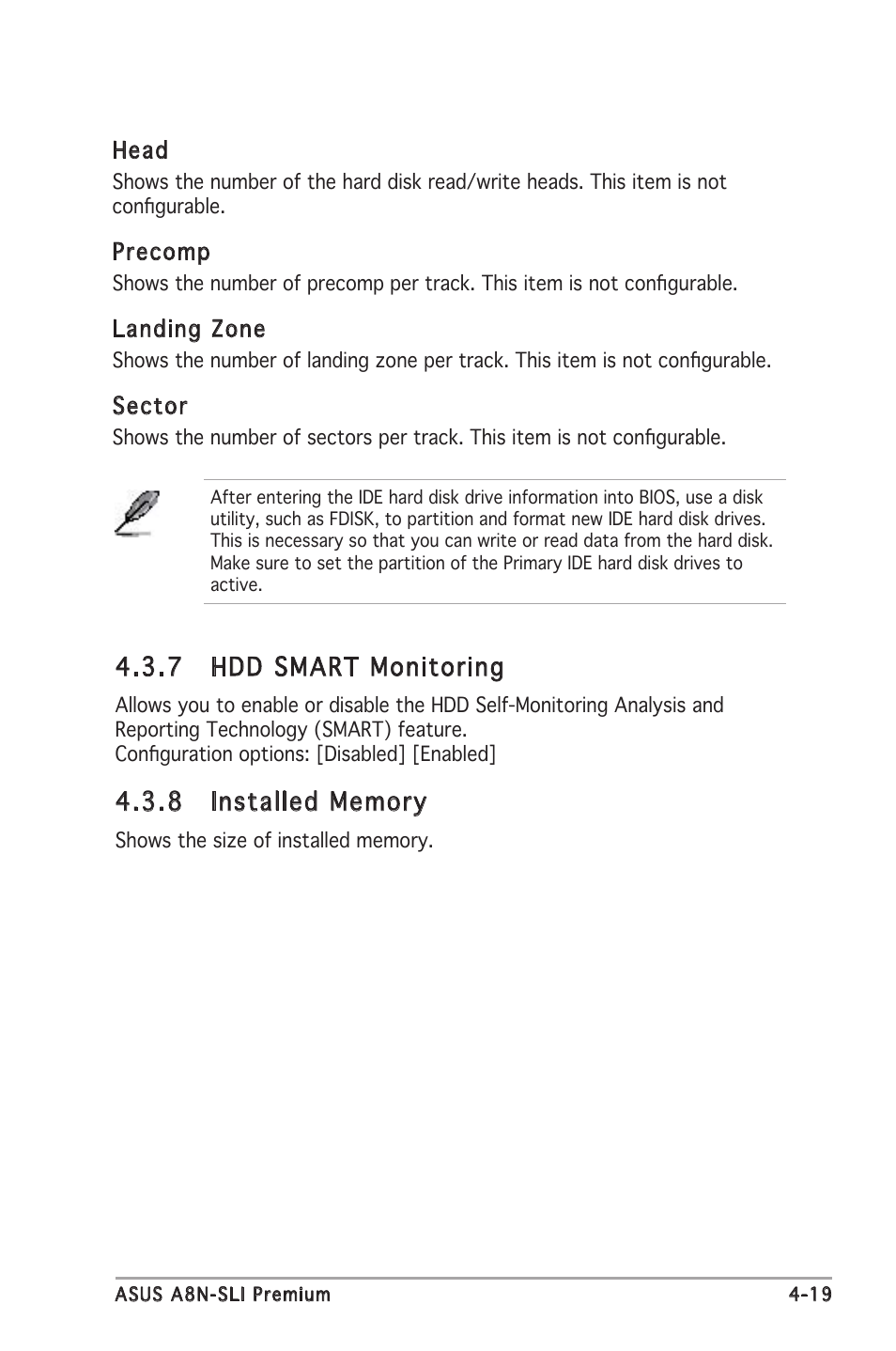 7 hdd smart monitoring | Asus Motherboard A8N-SLI Premium User Manual | Page 87 / 182