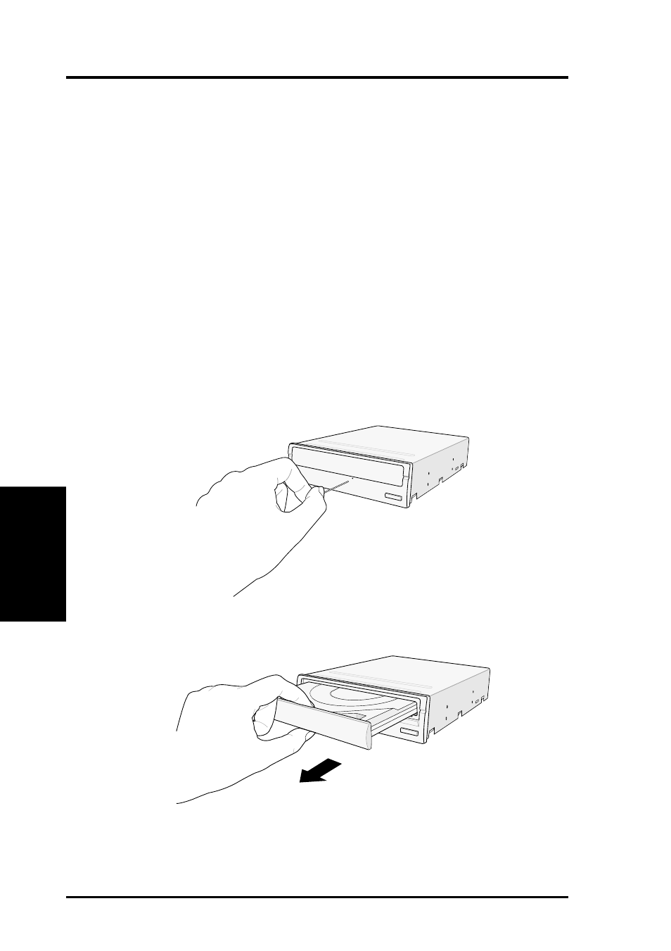 Iv. dvd-rom drive operation, Emergency eject | Asus E976 User Manual | Page 12 / 30