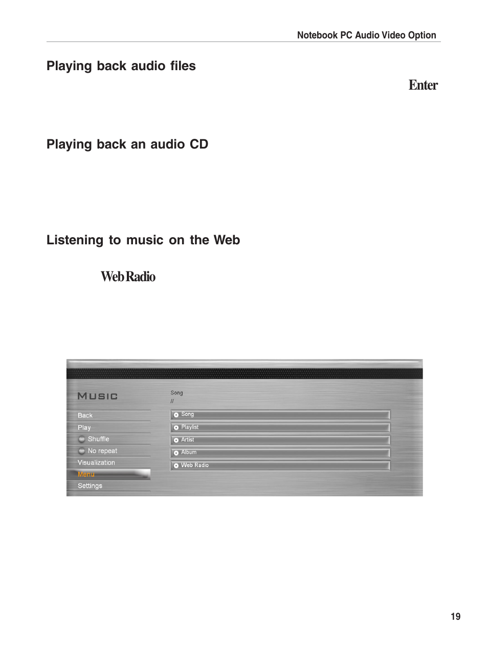 Asus E1897 User Manual | Page 19 / 31