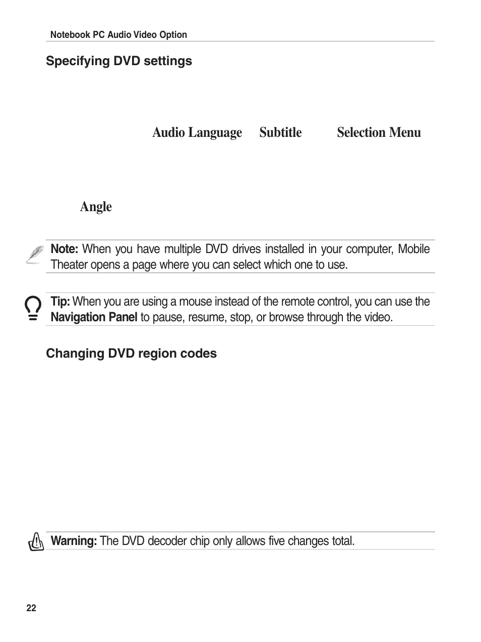 Asus E1897 User Manual | Page 22 / 31