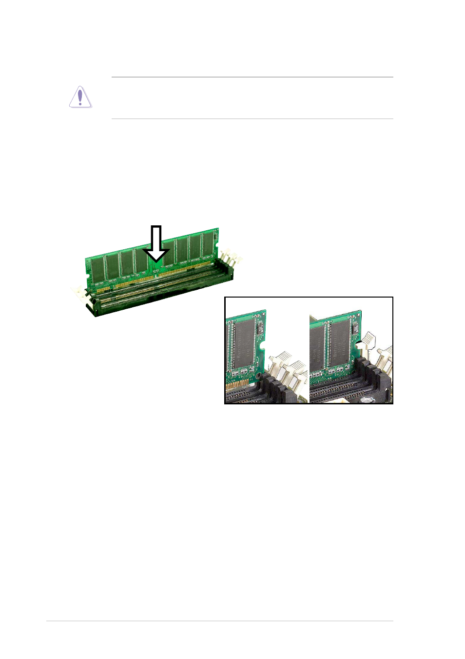 4 installing a dimm | Asus A7S333 User Manual | Page 28 / 126