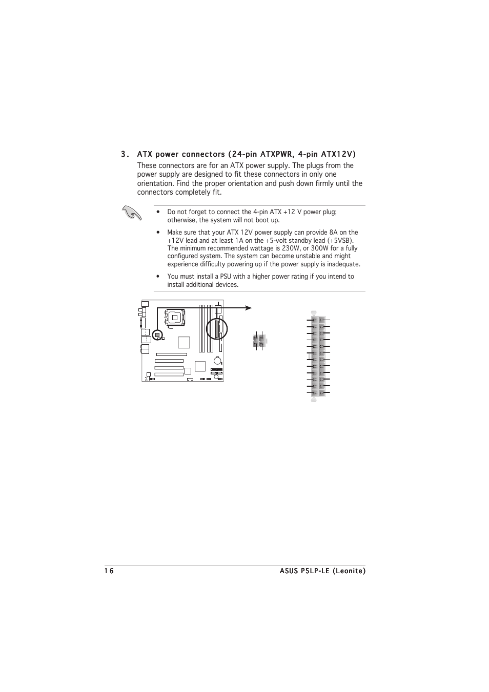 Asus Leonite P5LP-LE User Manual | Page 20 / 26