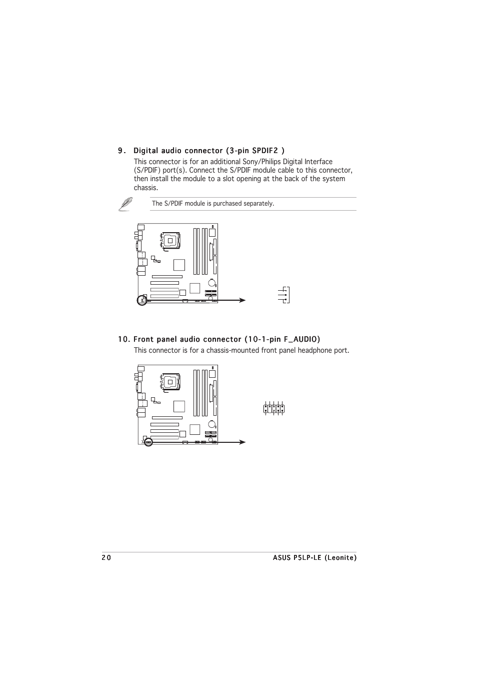 Asus Leonite P5LP-LE User Manual | Page 24 / 26