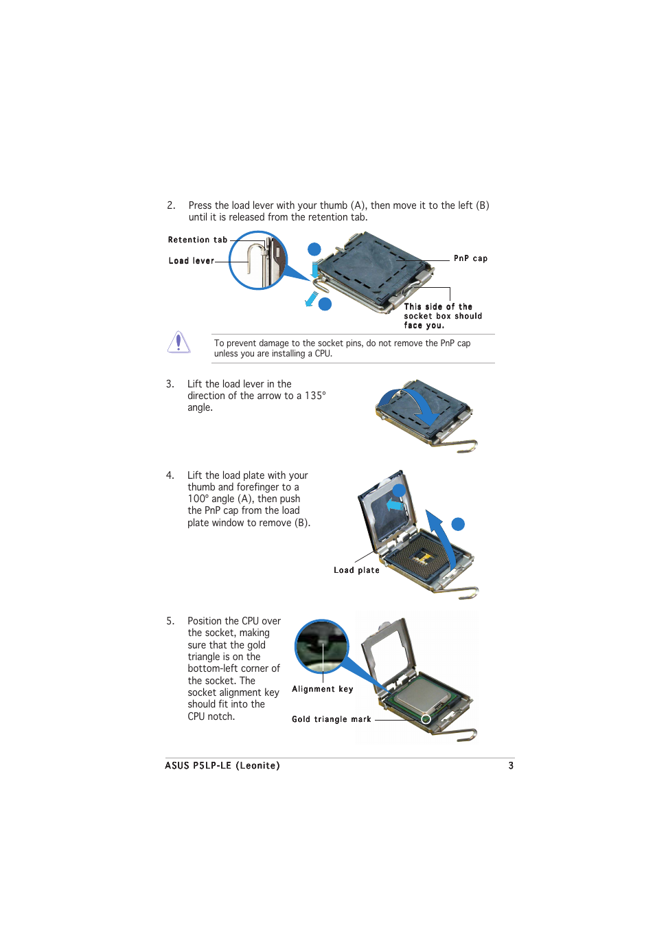 Asus Leonite P5LP-LE User Manual | Page 7 / 26