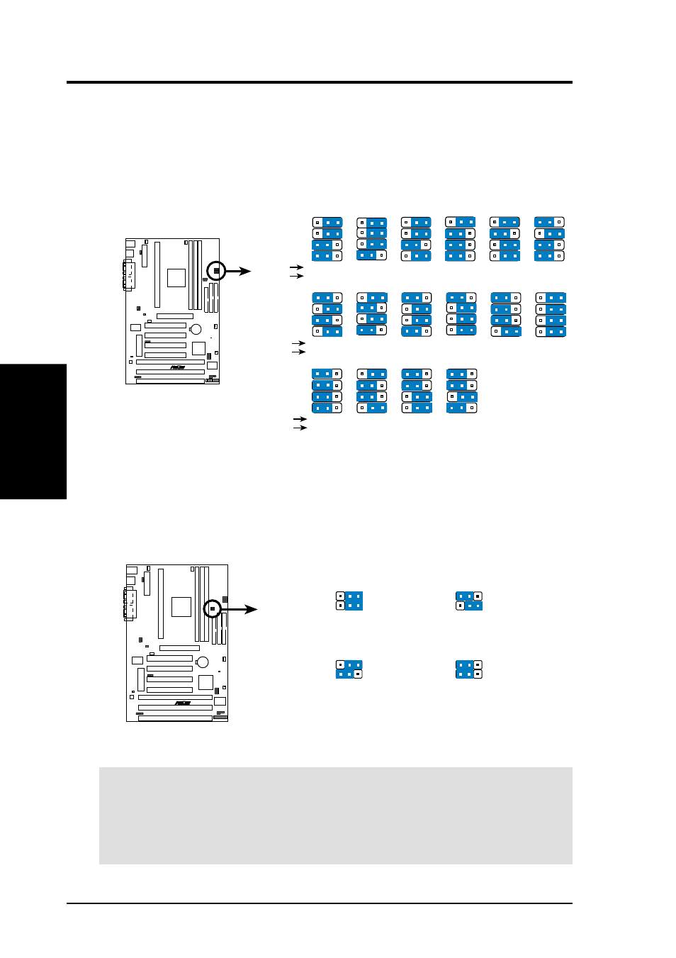 Hardware setup, P3v133 cpu:pci frequency multiple selection | Asus P3V133 User Manual | Page 18 / 96