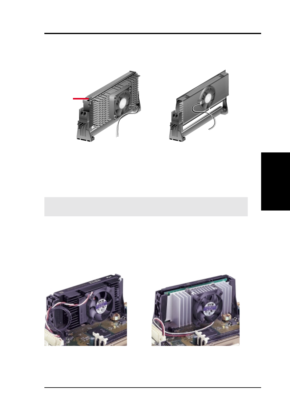 Hardware setup, 5 removing the processor, 6 recommended heatsinks for slot 1 processors | Asus P3V133 User Manual | Page 27 / 96