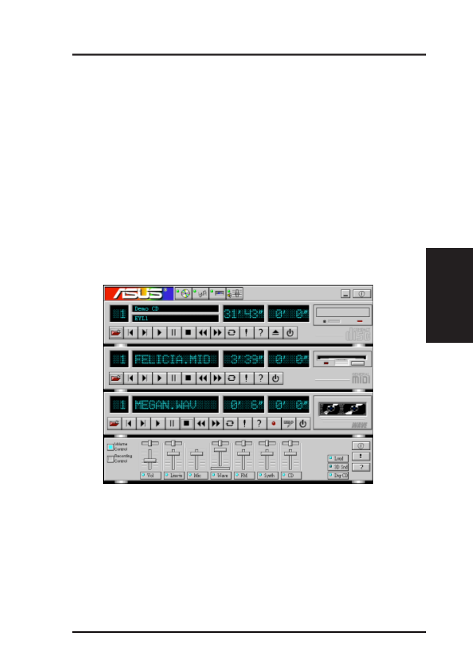 B. audio utilities, Cmi8330 audio rack, Installation | Main components | Asus CMI8330 User Manual | Page 3 / 8