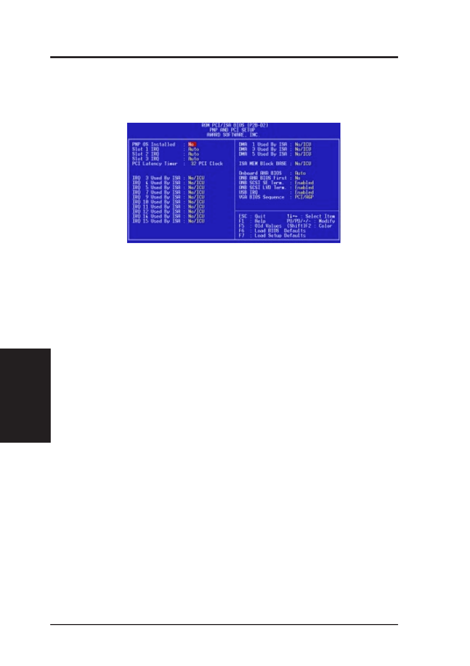 Iv. bios software, Pnp and pci setup | Asus P2B-D2 User Manual | Page 54 / 96