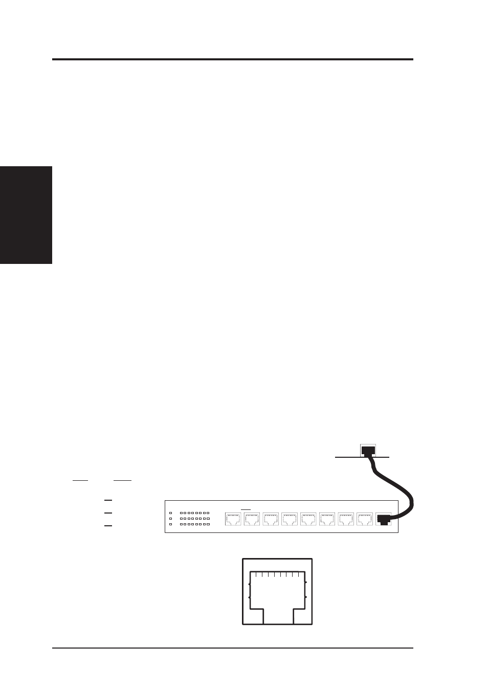 B. network interface, Led connectors, Network cable connection | Twisted-pair cable, Rj45 connector, Asus p2b-d2 user’s manual 70, Straight-through cable | Asus P2B-D2 User Manual | Page 70 / 96