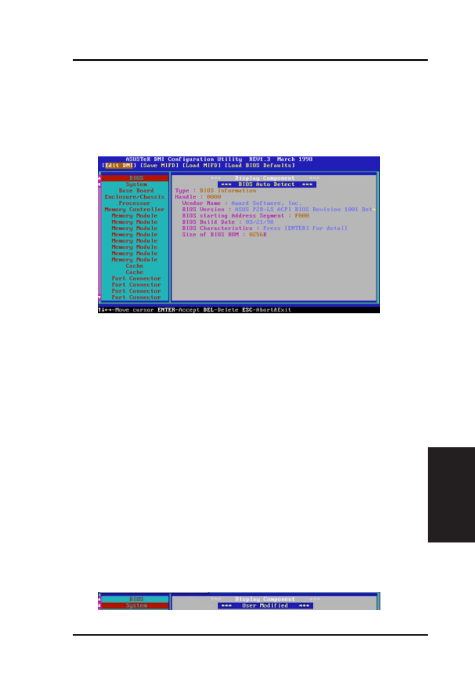 E. dmi utility, Using the asus dmi configuration utility | Asus P2B-D2 User Manual | Page 93 / 96