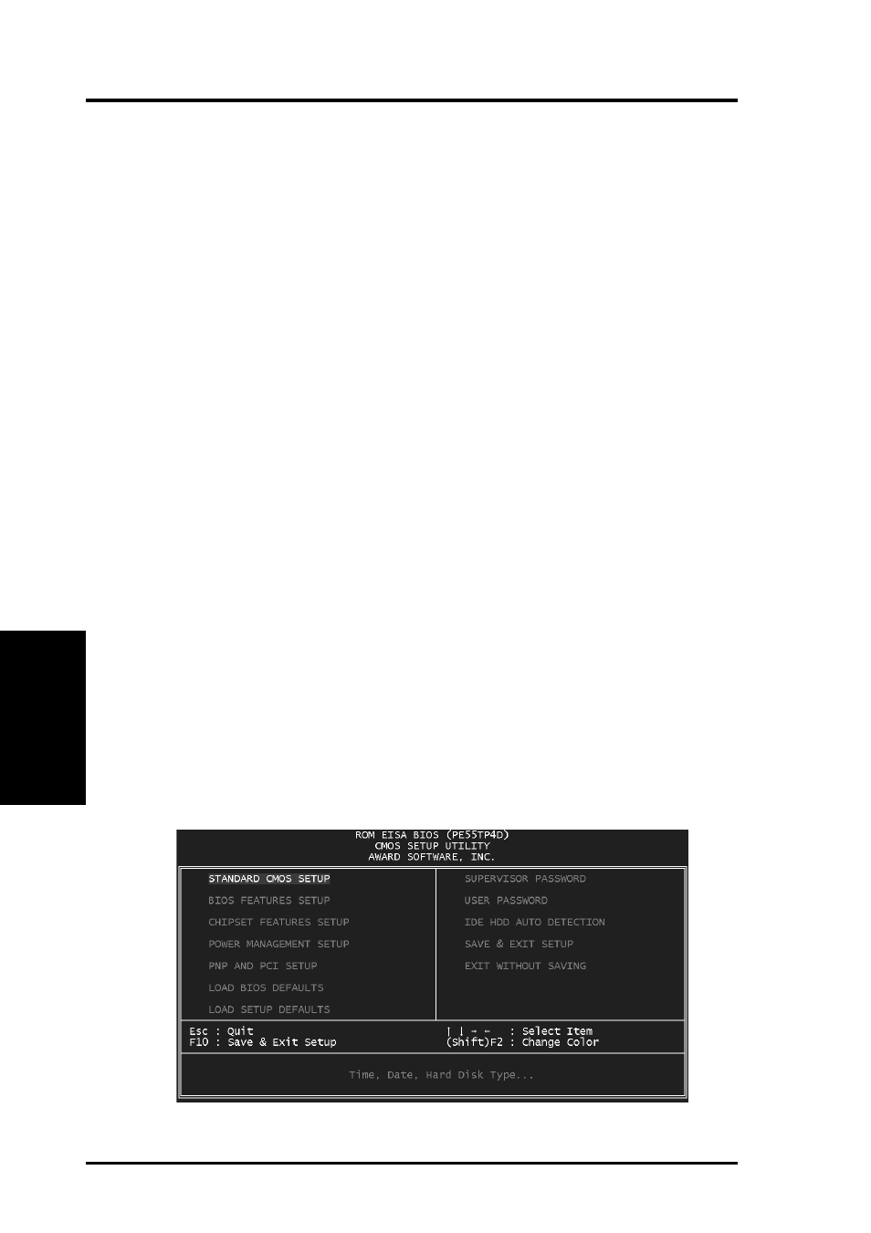 Iv. bios software, Bios setup | Asus P/E-P55T2P4D User Manual | Page 33 / 63