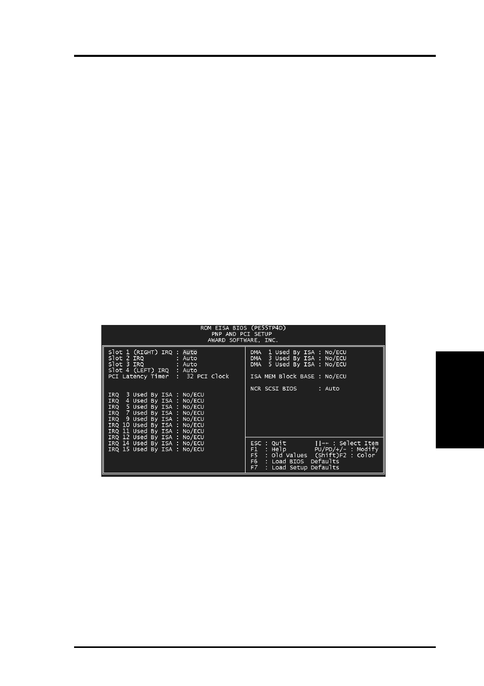 Iv. bios software, Pnp and pci setup | Asus P/E-P55T2P4D User Manual | Page 46 / 63