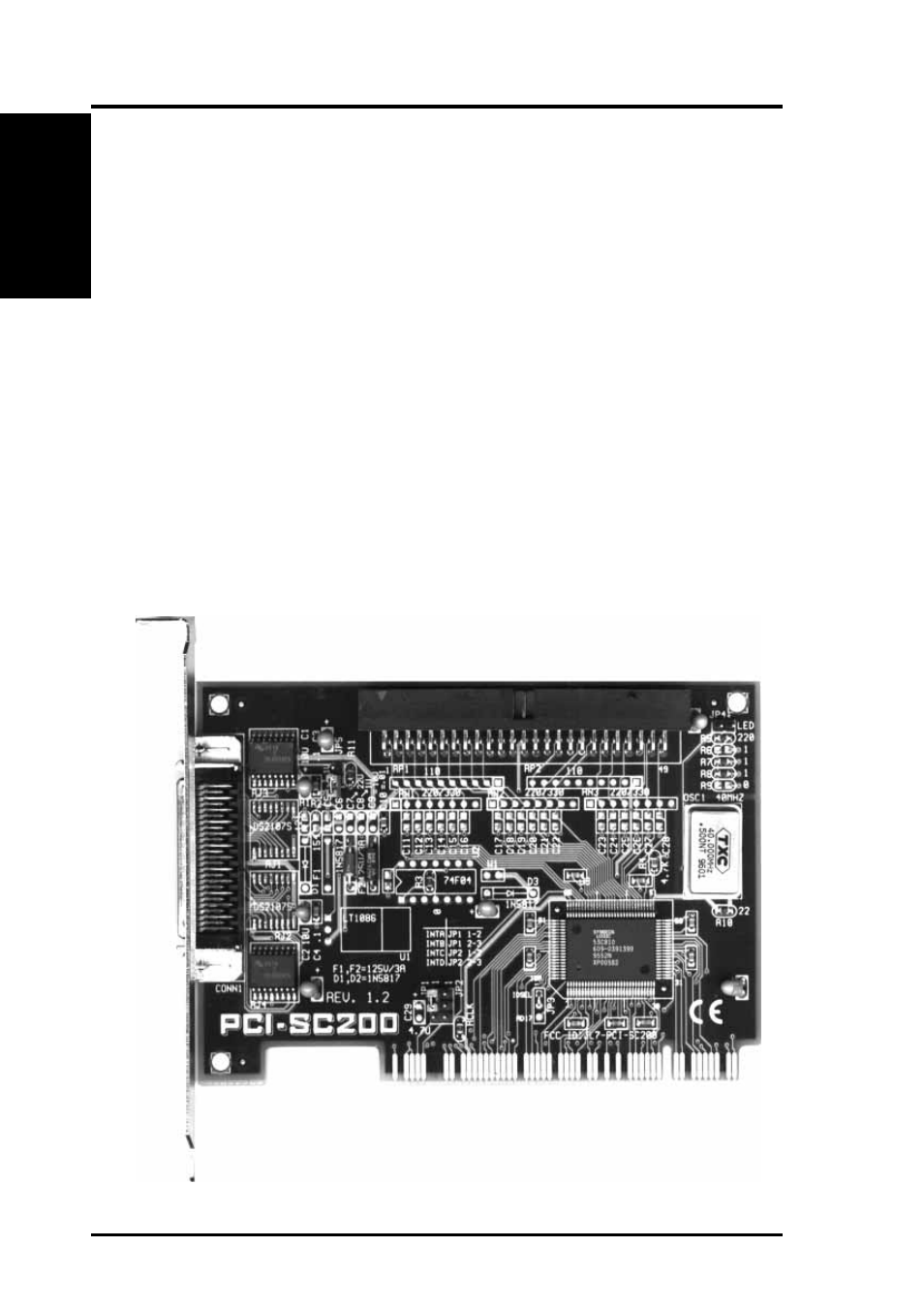 Vi. pci-sc200 scsi card, The pci-sc200 scsi interface card, Setting up the pci-sc200 | Asus P/E-P55T2P4D User Manual | Page 61 / 63