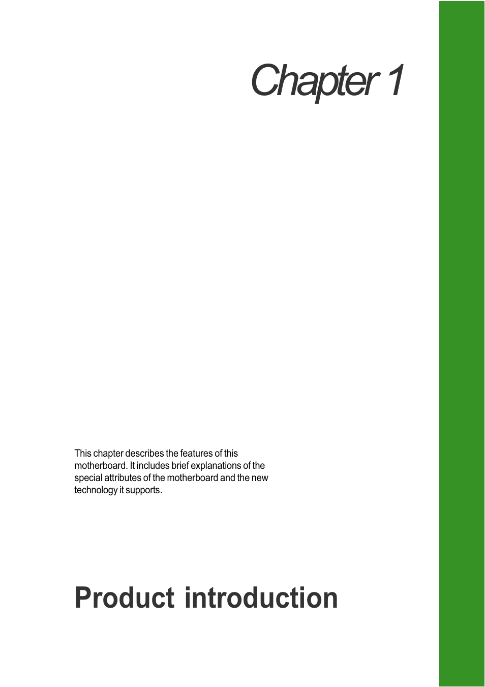 Chapter 1 product introduction, Chapter 1, Product introduction | Asus K8V-F User Manual | Page 11 / 66