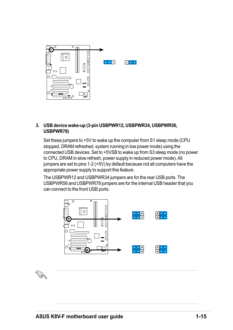 Asus k8v-f motherboard user guide 1-15 | Asus K8V-F User Manual | Page 25 / 66