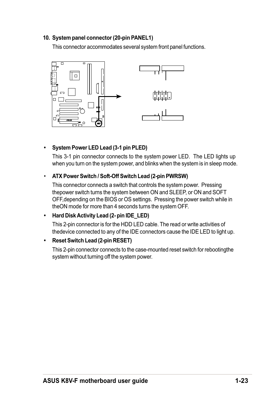 Asus k8v-f motherboard user guide 1-23 | Asus K8V-F User Manual | Page 33 / 66