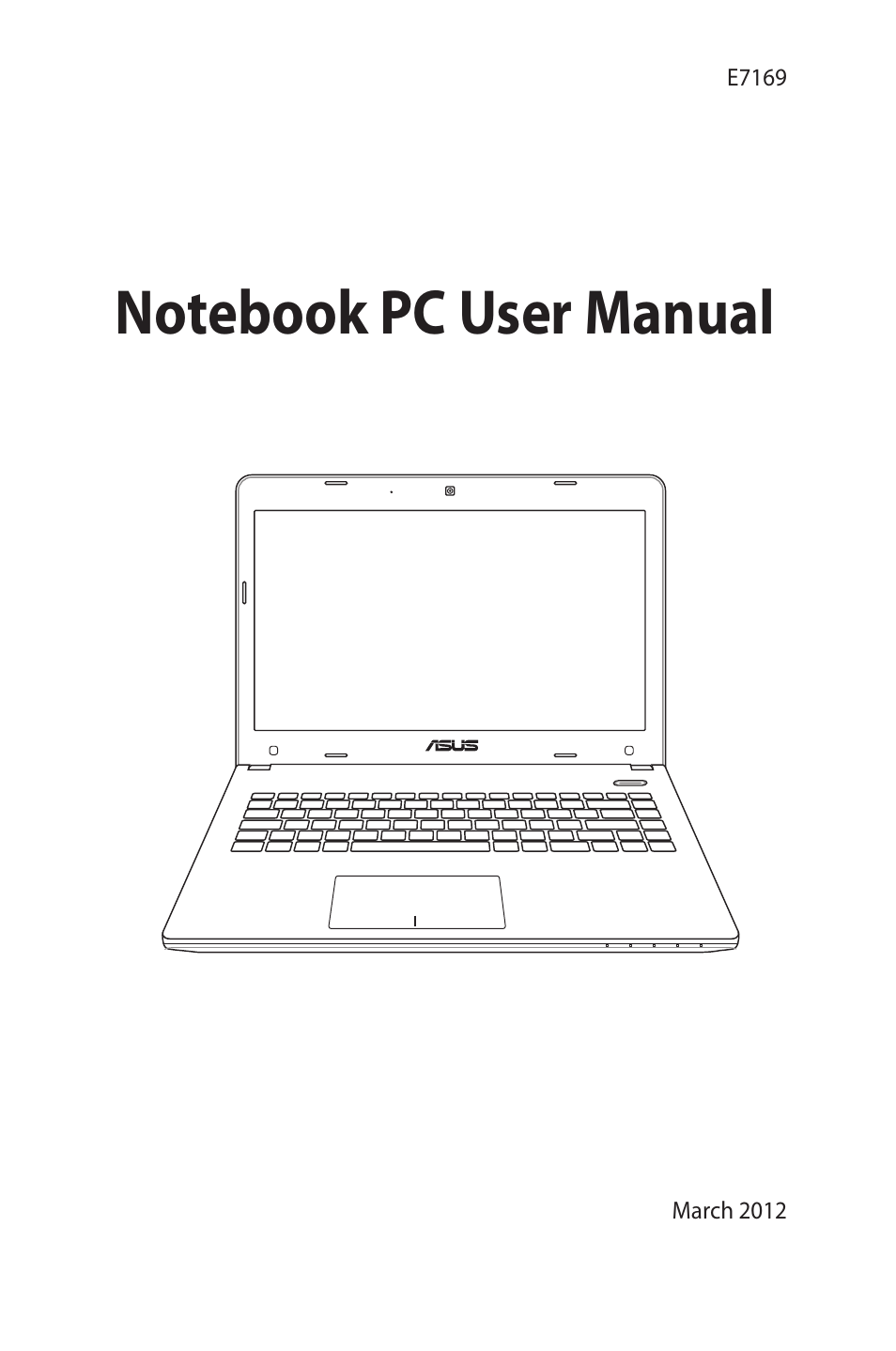 Asus E7169 User Manual | 122 pages