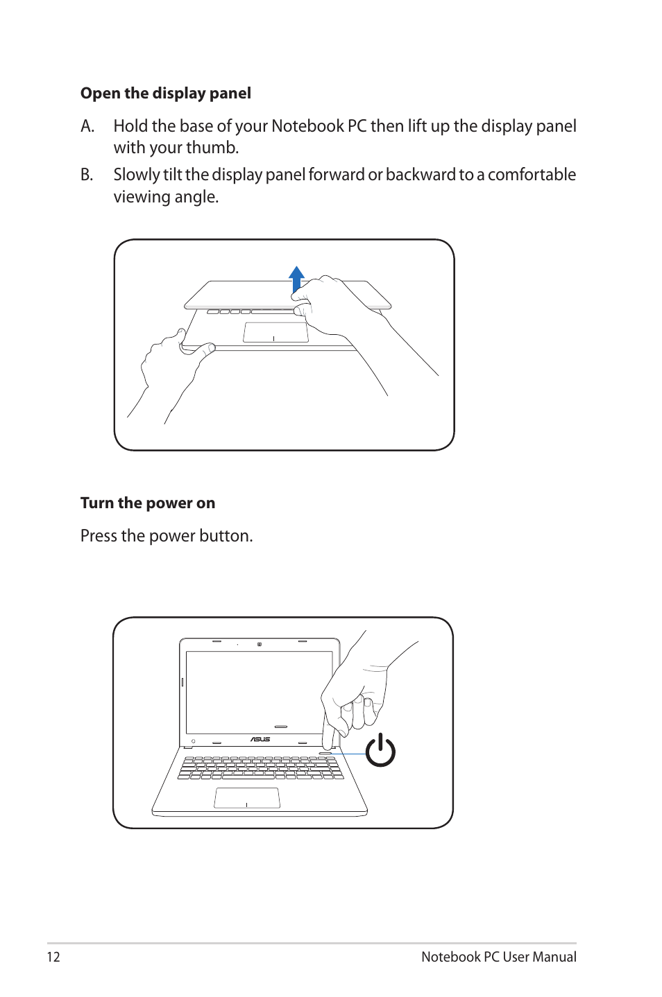 Asus E7169 User Manual | Page 12 / 122