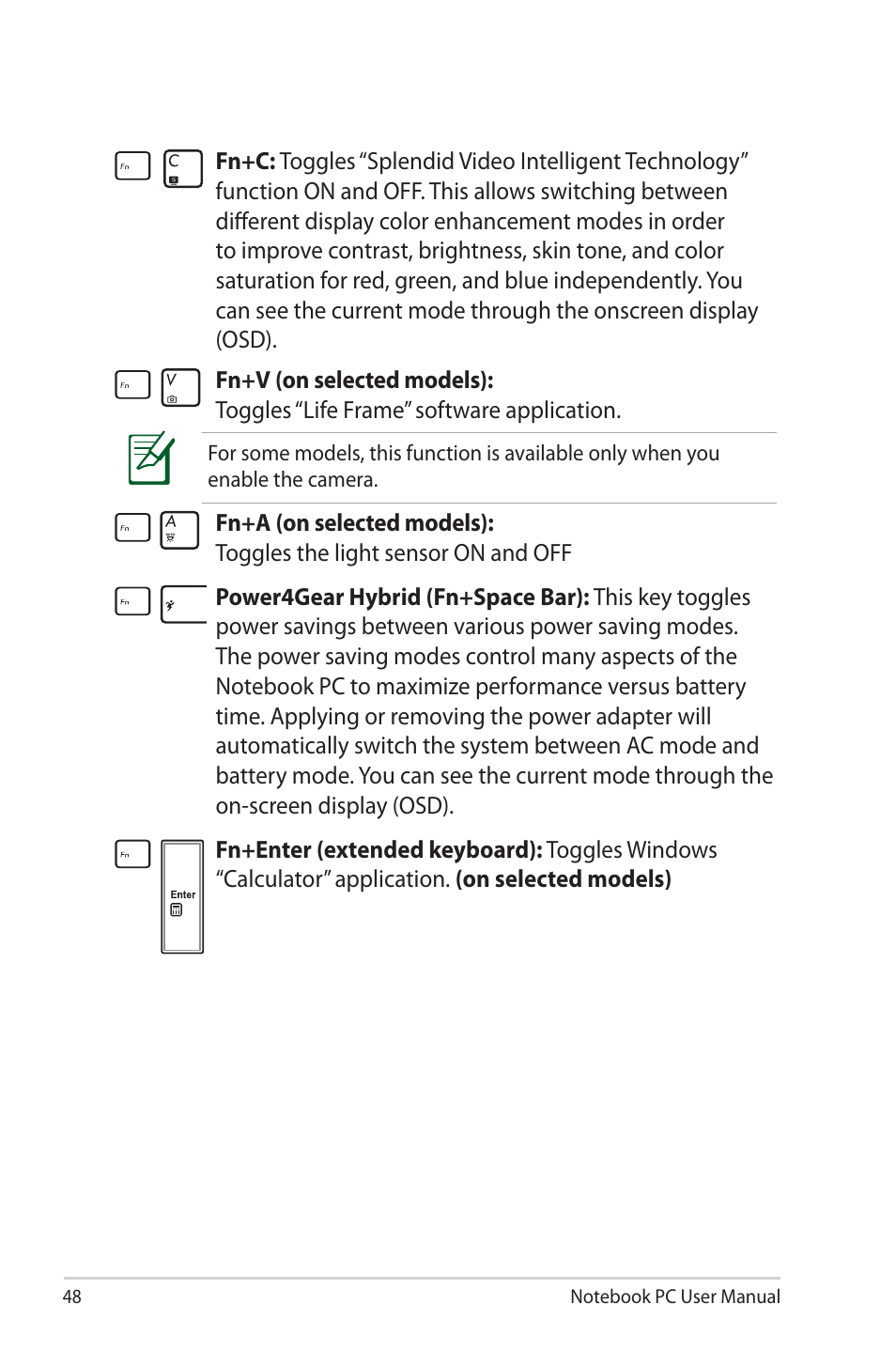 Asus E7169 User Manual | Page 48 / 122