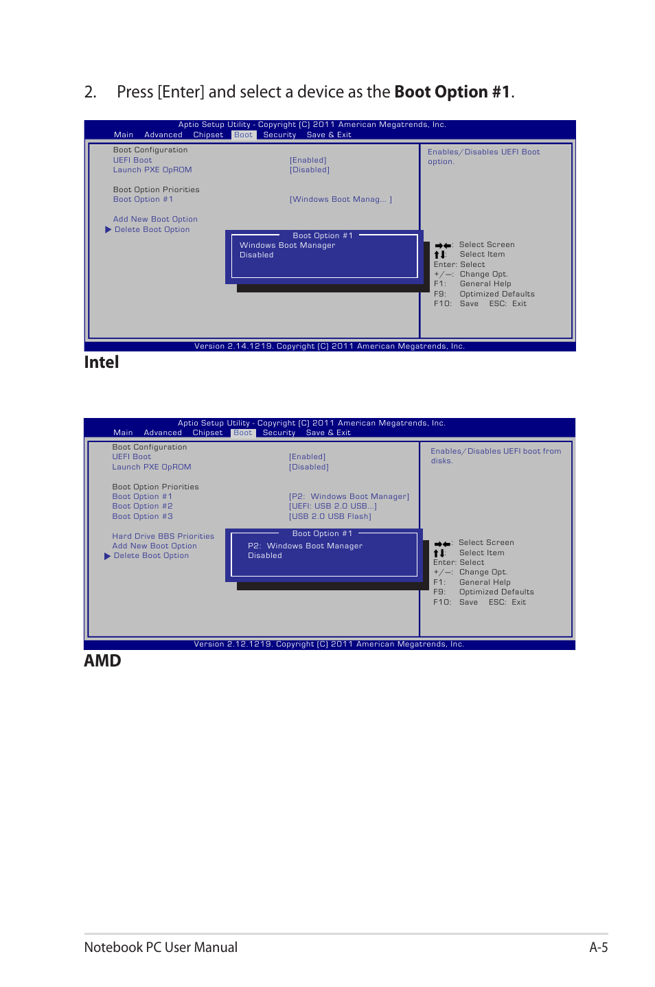 Intel amd | Asus E7169 User Manual | Page 77 / 122