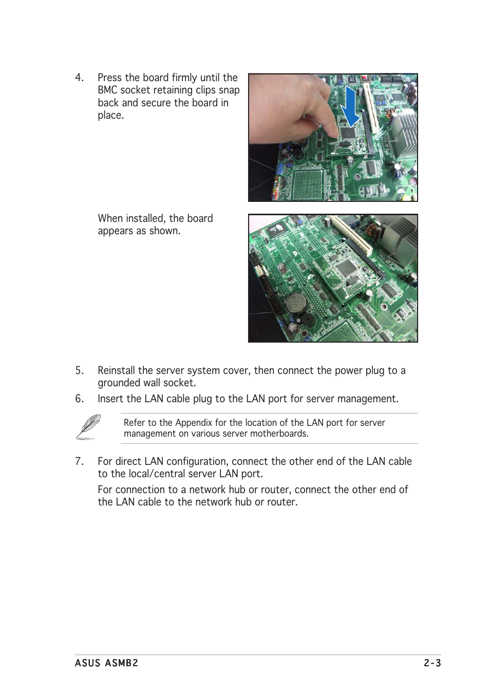 Asus ASMB2 User Manual | Page 17 / 62