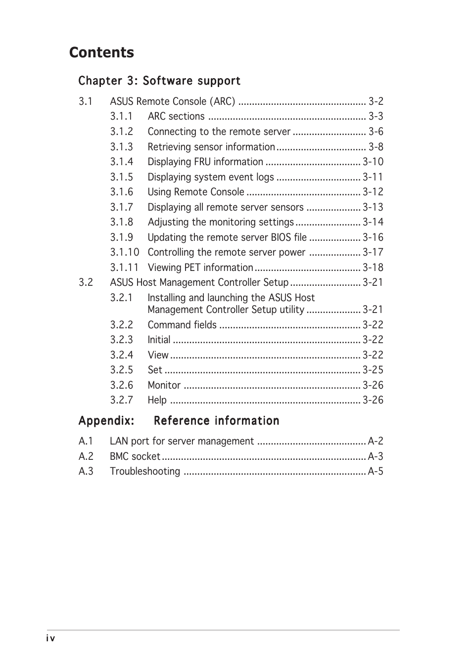 Asus ASMB2 User Manual | Page 4 / 62