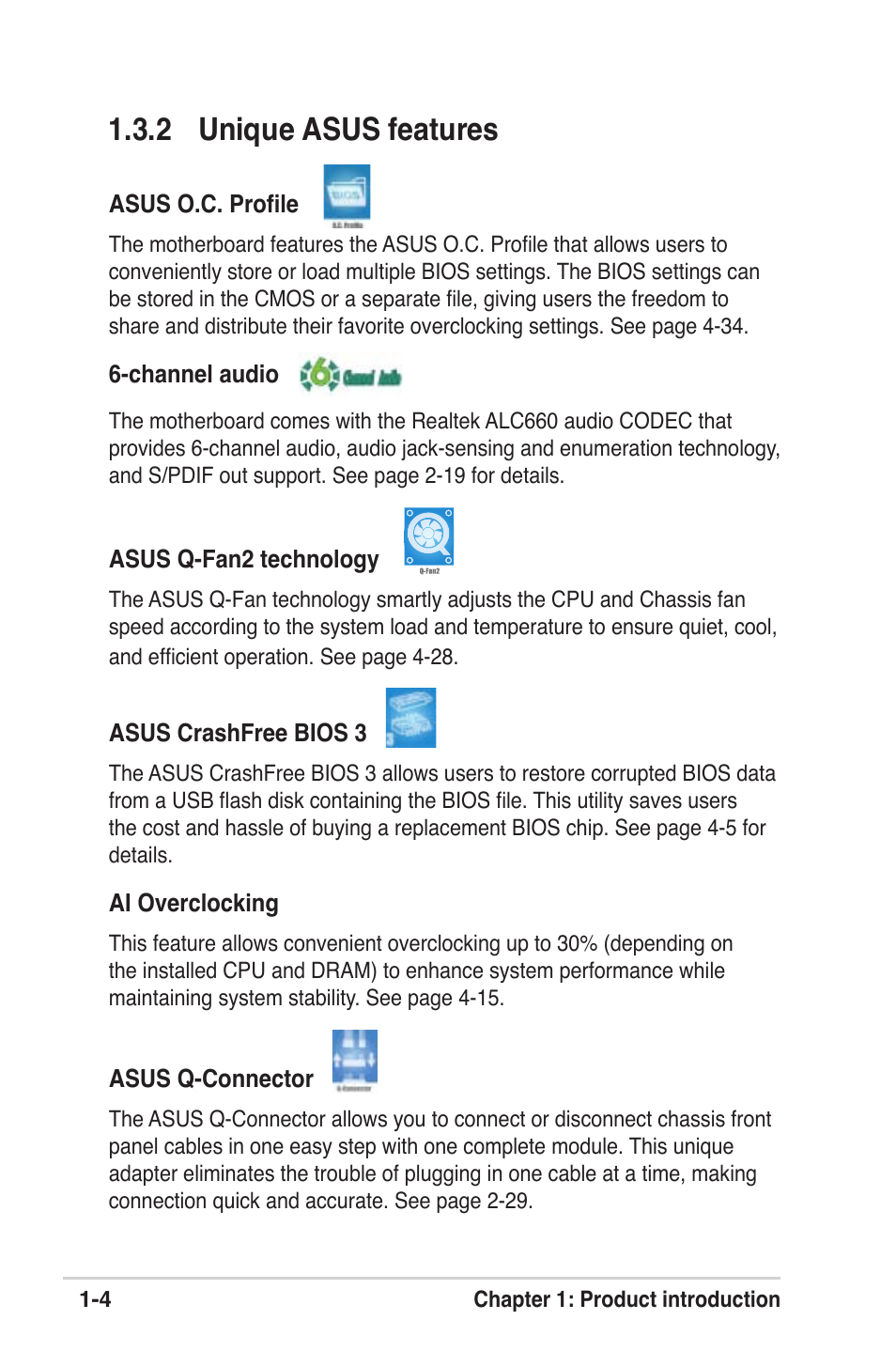 2 unique asus features | Asus M2V User Manual | Page 18 / 117