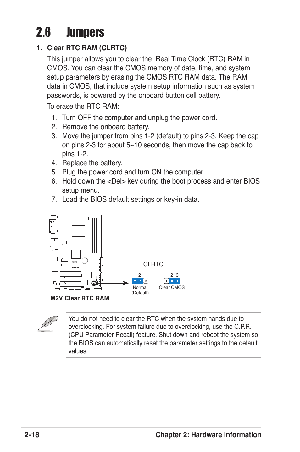 6 jumpers | Asus M2V User Manual | Page 39 / 117