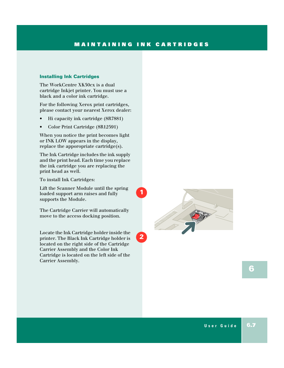 Xerox WorkCentre XK50cx-9578 User Manual | Page 71 / 90