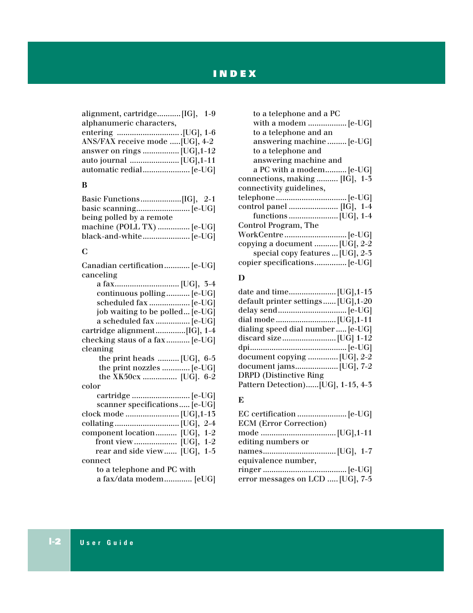 Xerox WorkCentre XK50cx-9578 User Manual | Page 86 / 90