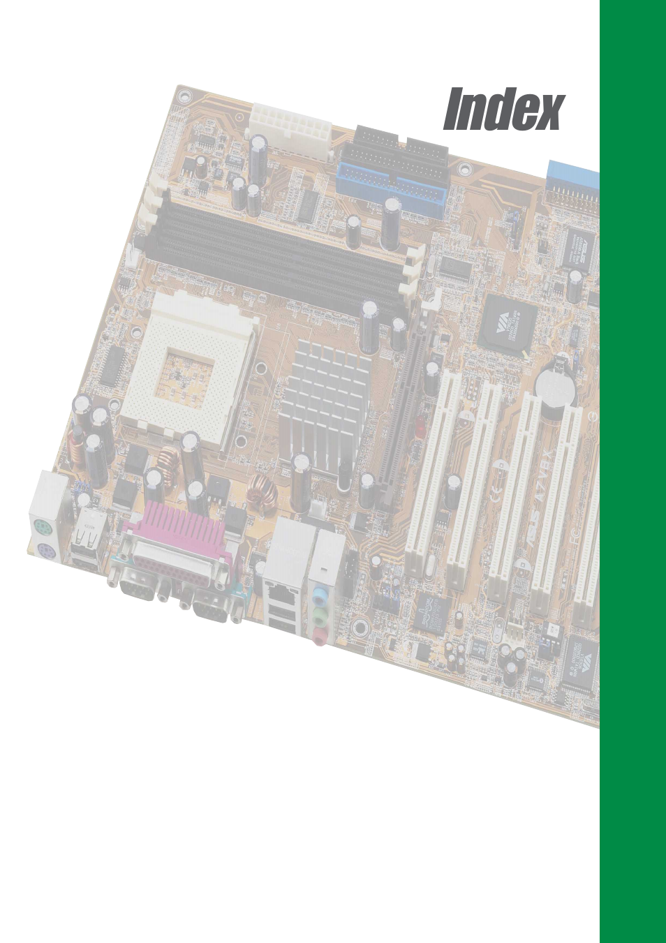 Index | Asus Motherboard A7V8X User Manual | Page 137 / 142