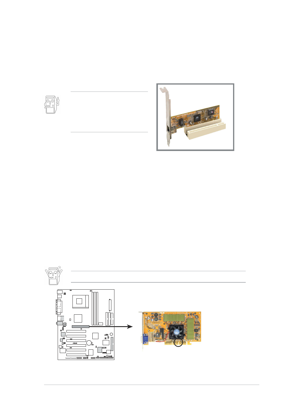 3 pci slots, 4 agp slot | Asus Motherboard A7V8X User Manual | Page 39 / 142