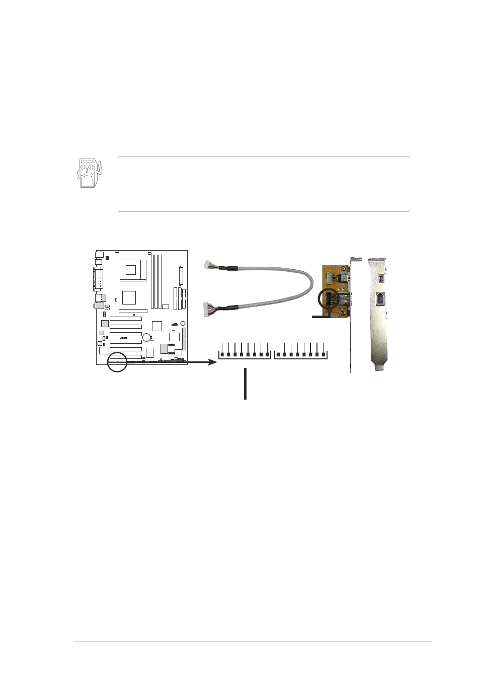 Blue ieee 1394 connector | Asus Motherboard A7V8X User Manual | Page 51 / 142