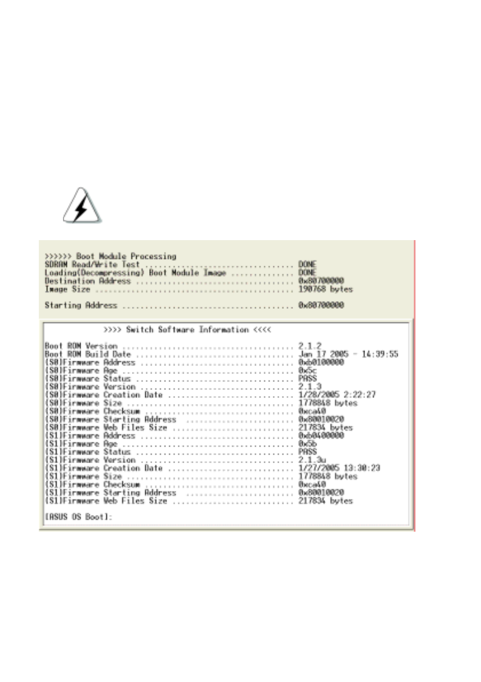 1 boot rom command mode | Asus GigaX User Manual | Page 80 / 137