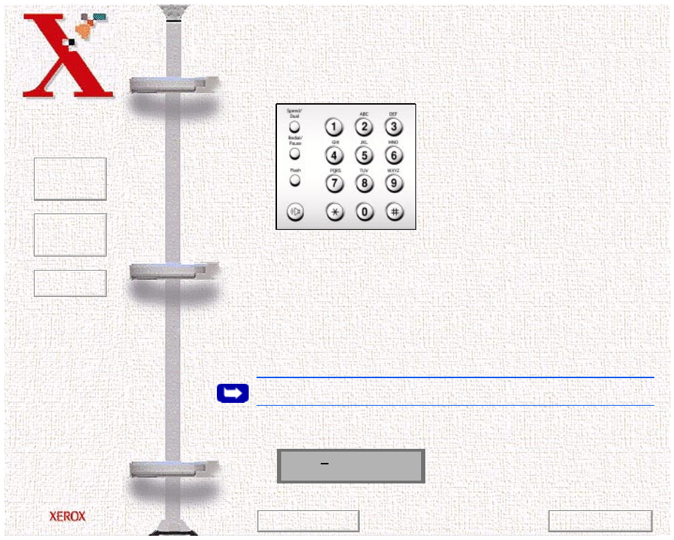 Entering alphanumeric characters, Note: only upper case letters are available, The letter appears in the display | Id>o, Entering alphanumeric, Characters | Xerox WorkCentre 470cx-9904 User Manual | Page 106 / 328