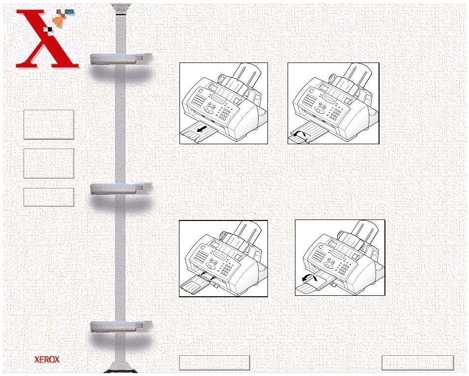 Paper exit tray, Document exit tray | Xerox WorkCentre 470cx-9904 User Manual | Page 12 / 328