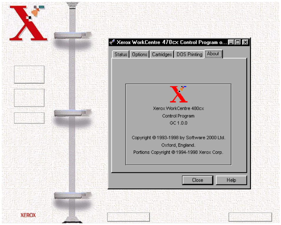 Using the about tab | Xerox WorkCentre 470cx-9904 User Manual | Page 170 / 328