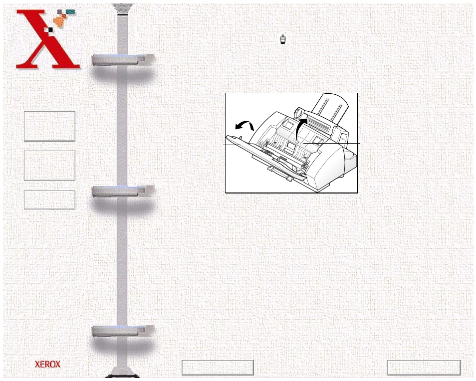 Installing ink cartridges, The cartridge compartment cover is now accessible | Xerox WorkCentre 470cx-9904 User Manual | Page 19 / 328