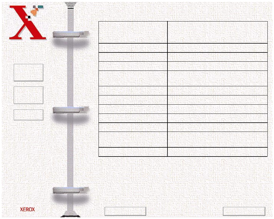 Specifications, Applicable line, Compatibility | Itu group 3, Fax data coding, Mh/mr/mmr (itu-t-t4), Modem speed, 14400/12000/9600/7200/4800/2400 bps, Transmission speed, Effective scanning width | Xerox WorkCentre 470cx-9904 User Manual | Page 282 / 328