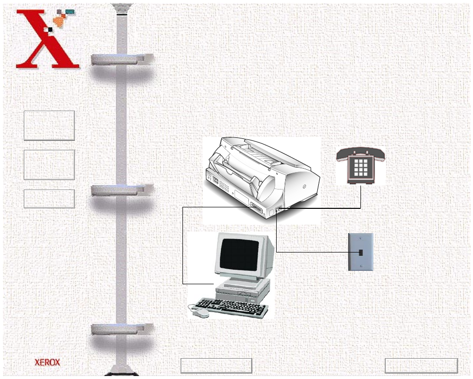 Pc (without a fax/data modem), Extension telephone | Xerox WorkCentre 470cx-9904 User Manual | Page 309 / 328