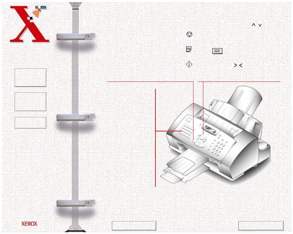 Using the control panel | Xerox WorkCentre 470cx-9904 User Manual | Page 43 / 328