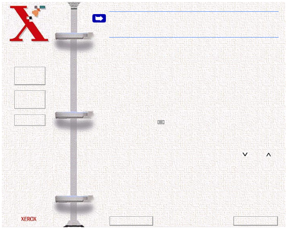 User options (system data), Setting an option, 1 press the menu button | The display shows the first option menu | Xerox WorkCentre 470cx-9904 User Manual | Page 62 / 328