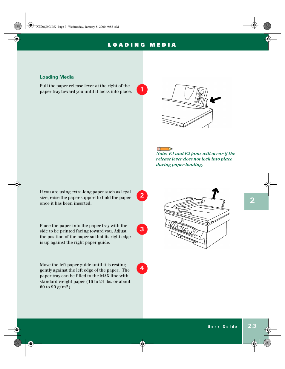 Xerox WorkCentre XE90fx-9907 User Manual | Page 11 / 60