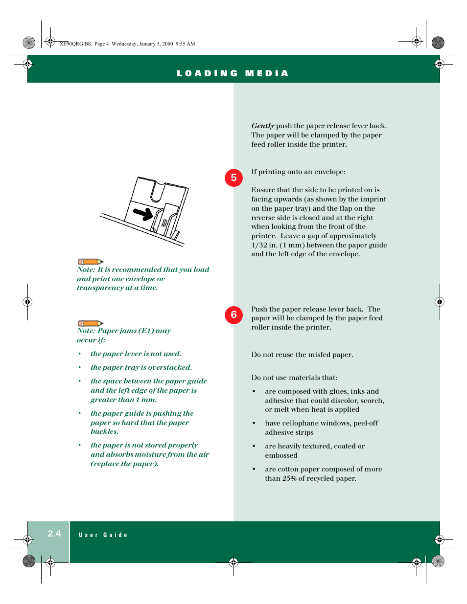 Xerox WorkCentre XE90fx-9907 User Manual | Page 12 / 60