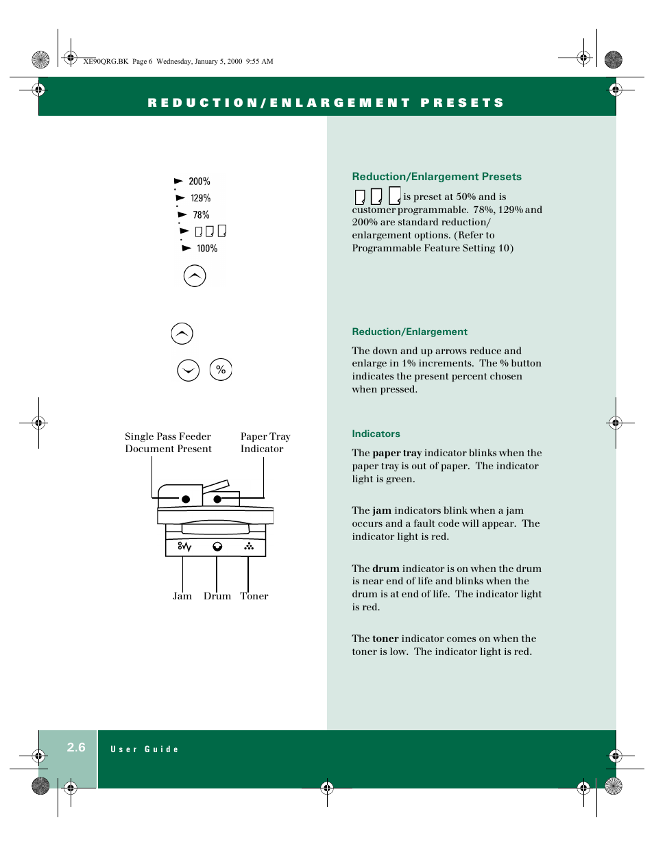 Xerox WorkCentre XE90fx-9907 User Manual | Page 14 / 60