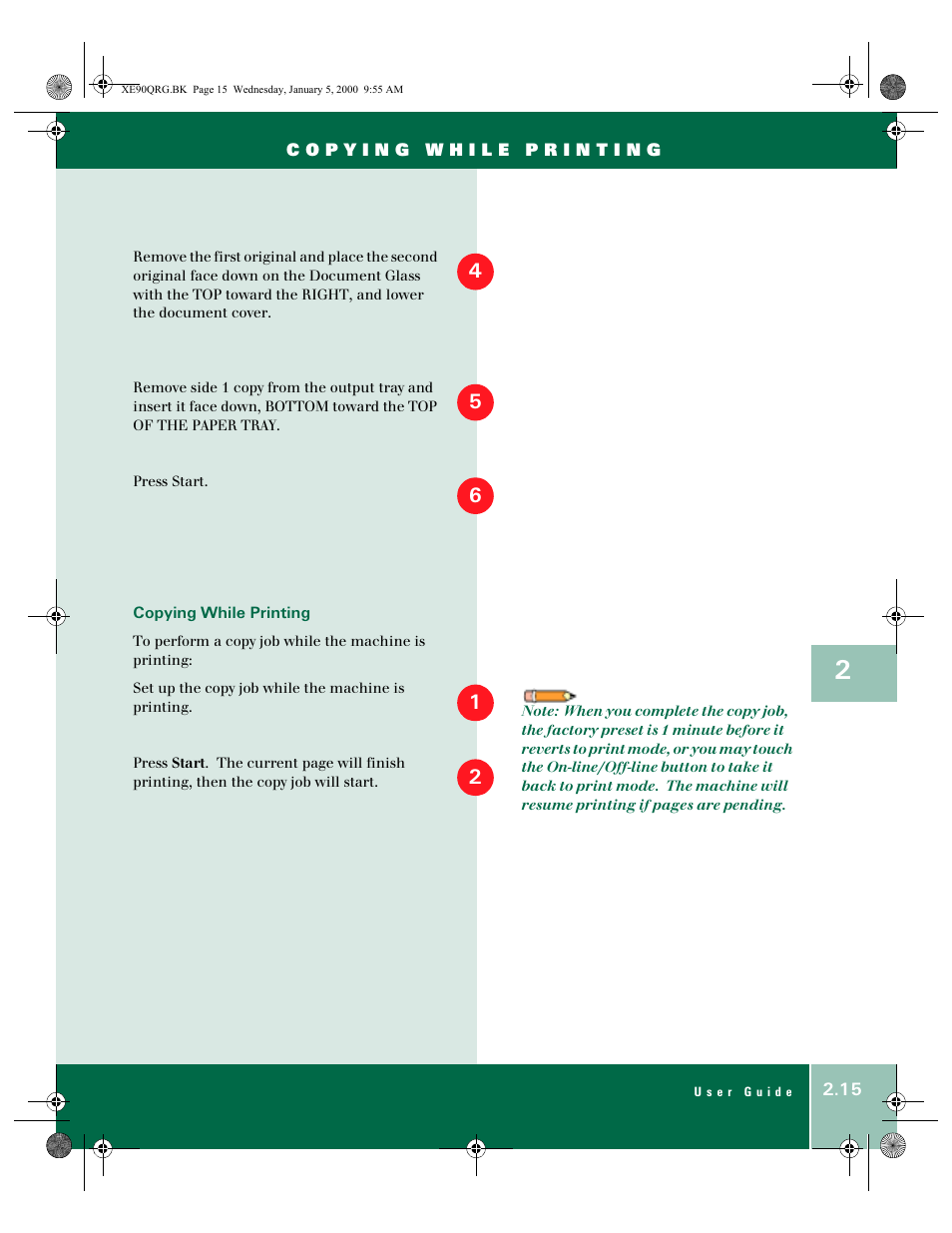 Xerox WorkCentre XE90fx-9907 User Manual | Page 23 / 60